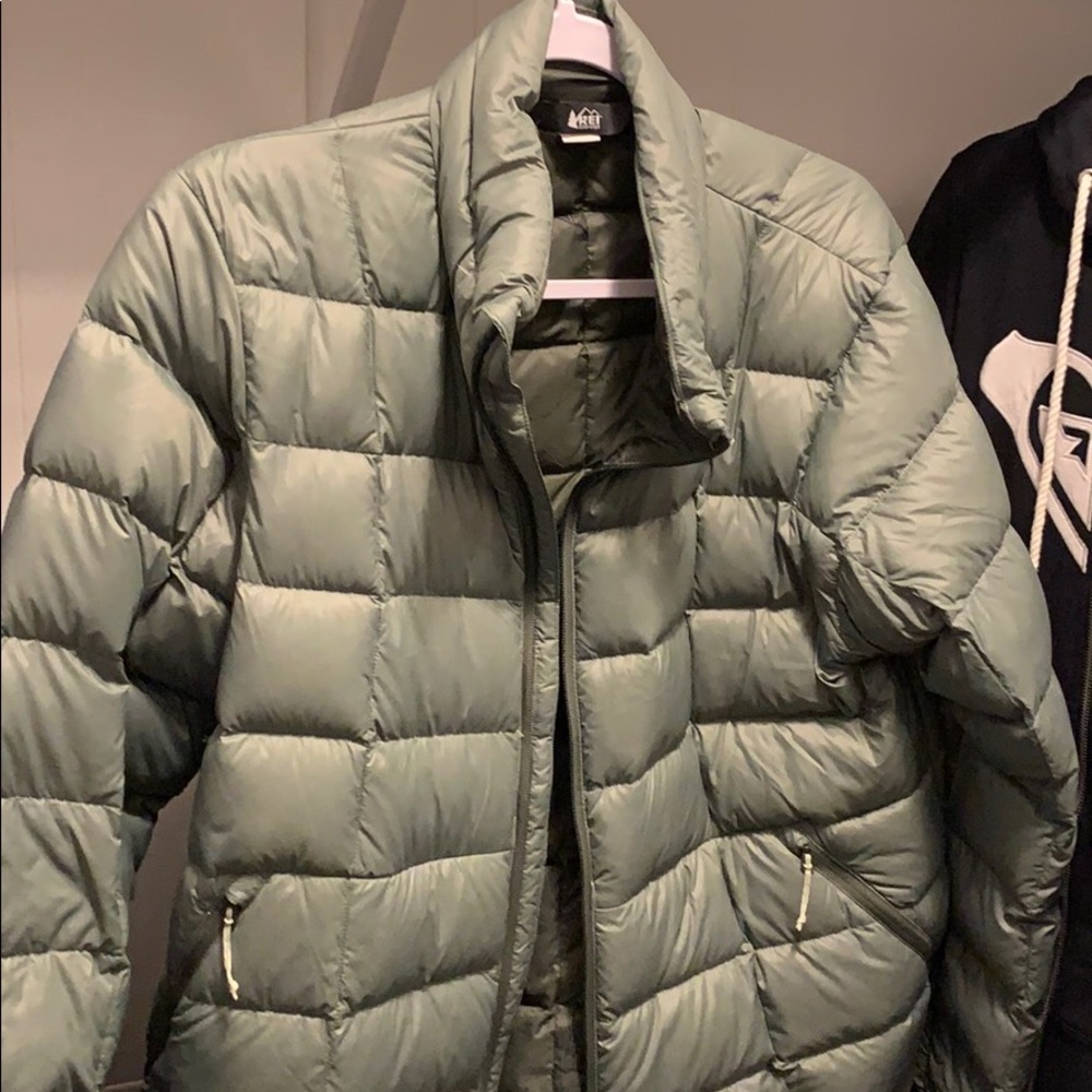 REI down jacket